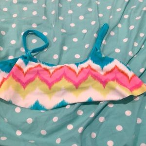 Justice Tie Die Bathing Suit Top